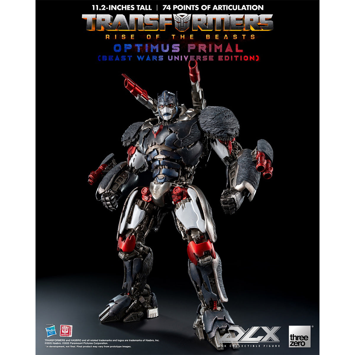 Threezero Transformers: Rise of the Beasts DLX Optimus Primal (Beast Wars Universe Edition) 3Z08850W0 Figure