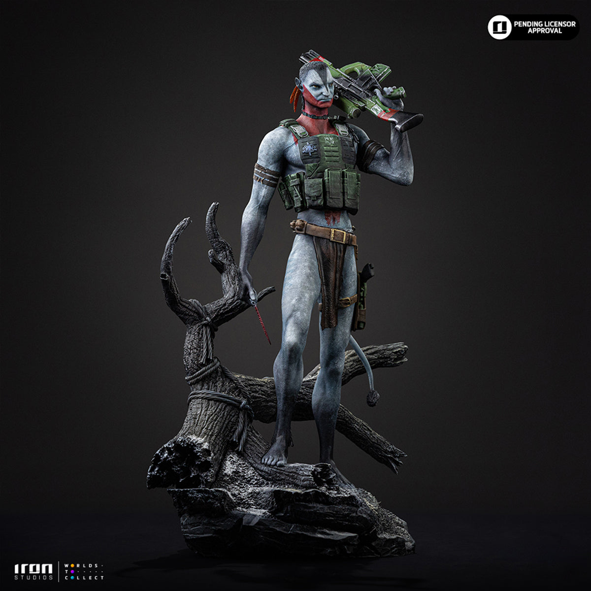 Iron Studios AVAT134025-10 Avatar 3: Fire and Ash - Miles Quaritch 1/10 Scale Art Statue