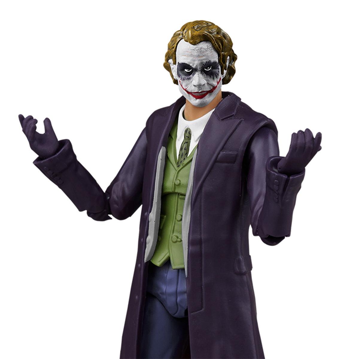 Ensemble complet Fondjoy : Heath Ledger, Joker, figurine miniature à l'échelle 1:9