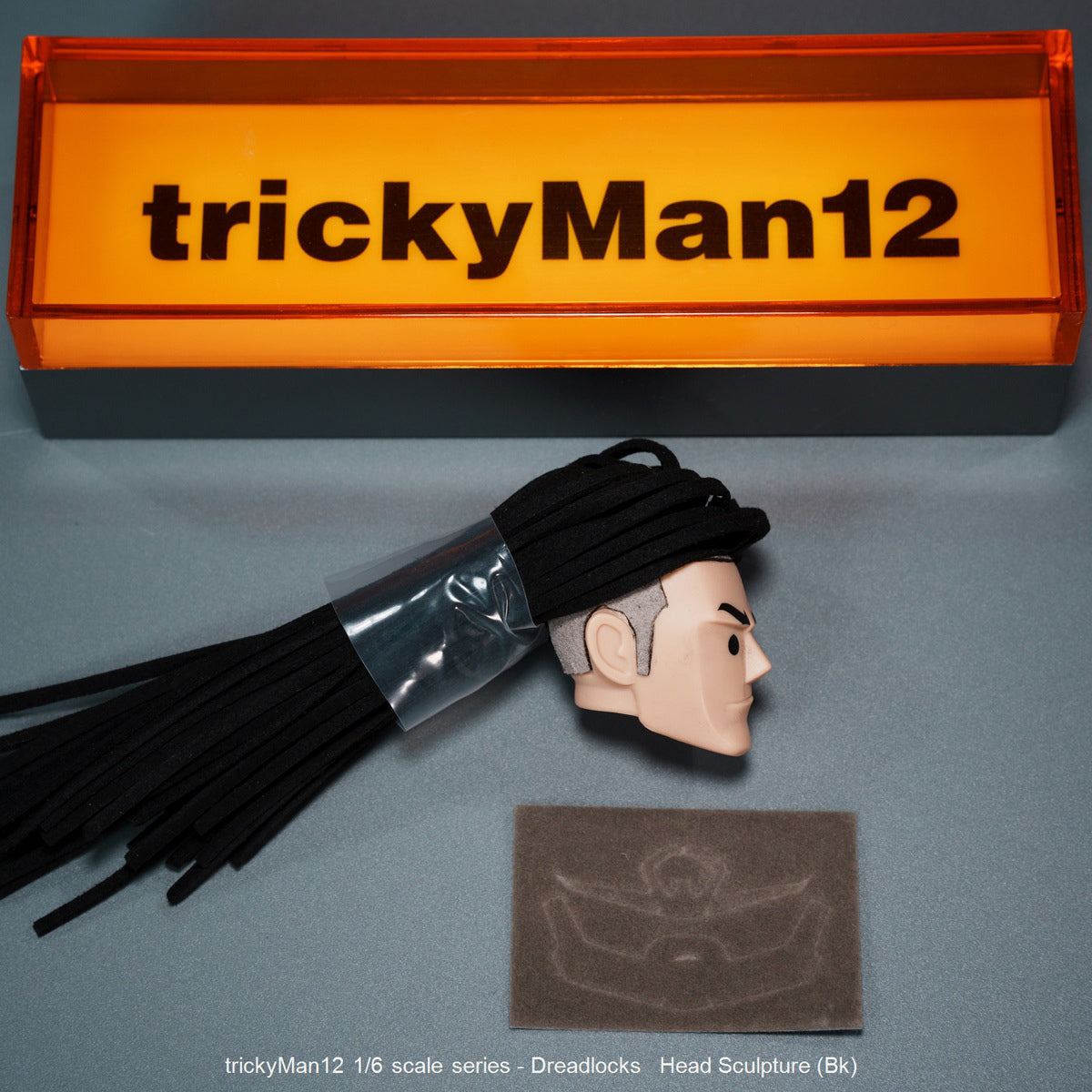 TrickyMan12 Dreadlocks Male Head Sculpt Black Hair FB-10083-1 Brown Hair FB-10083-5 Accessory 1/6 Scale Fit Action Figure