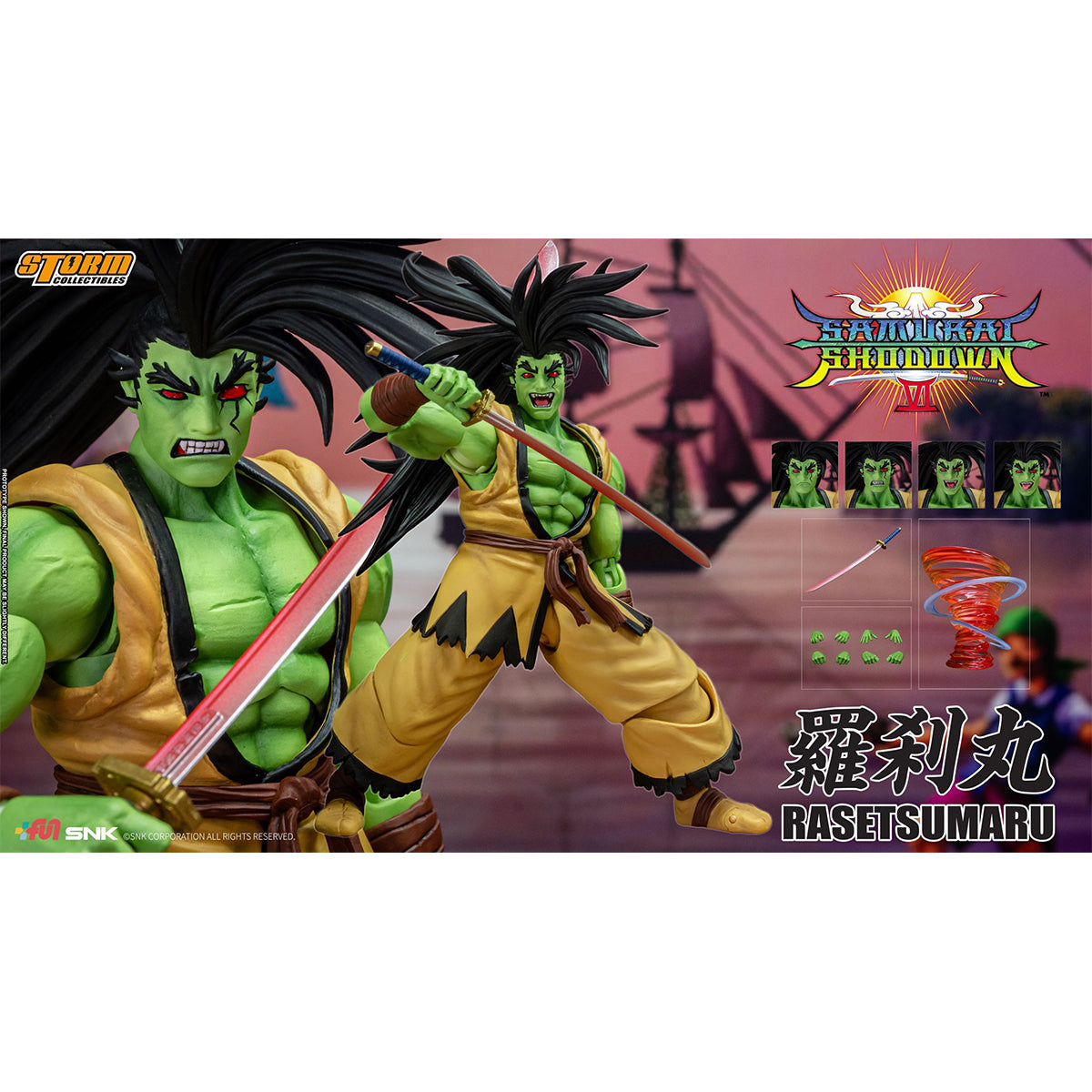 Storm Collectibles Samurai Shodown IV: Rasetsumaru Action Figure
