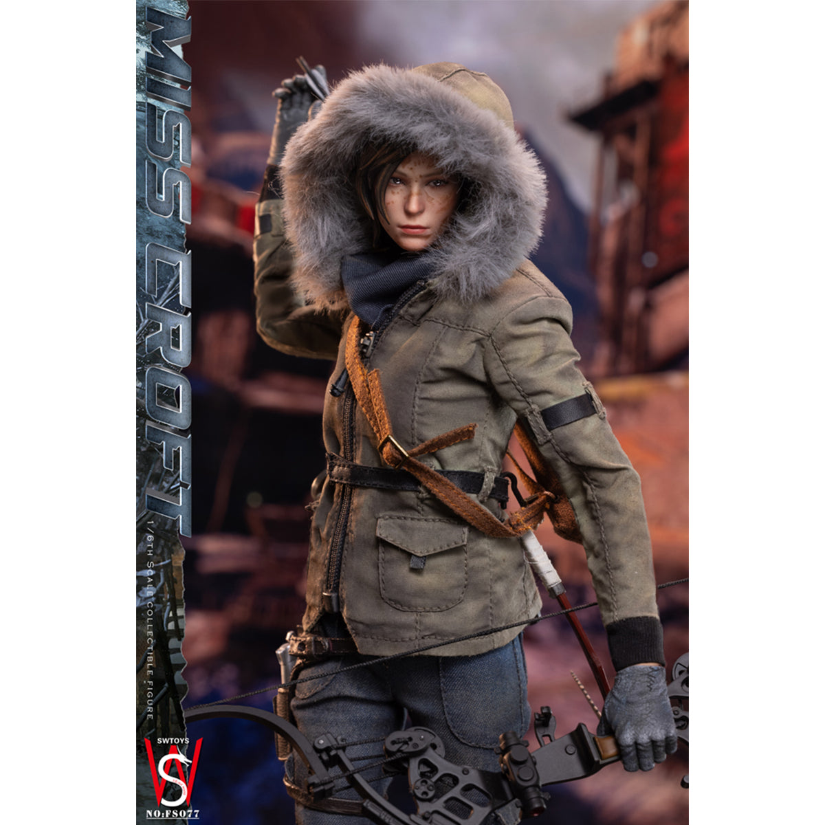SWtoys MISS CROFT NO:FS077 1/6 Scale Action Figure