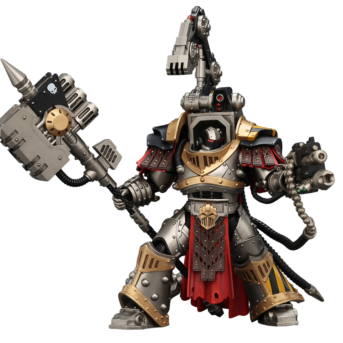 JOYTOY Warhammer The Horus Heresy Iron Warriors Warsmithwith Graviton Crusher Hammer & Legion Praevian with Bolt Pistol 1/18 Scale Action Figure