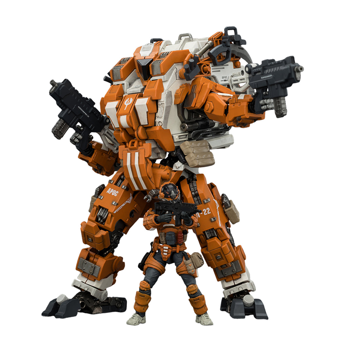 JOYTOY APOC Series Hummer Standard Combat Mech + Steel Ride Corps Engineer Chris 1/12 Scale Action Figure