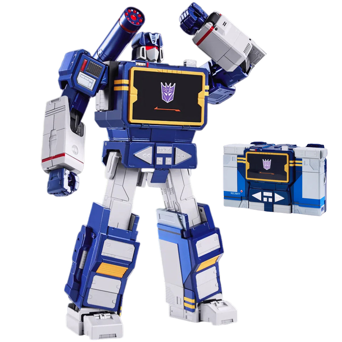 Robosen 36.4cm Flagship Series Transformers G1 Soundwave SBG1 English