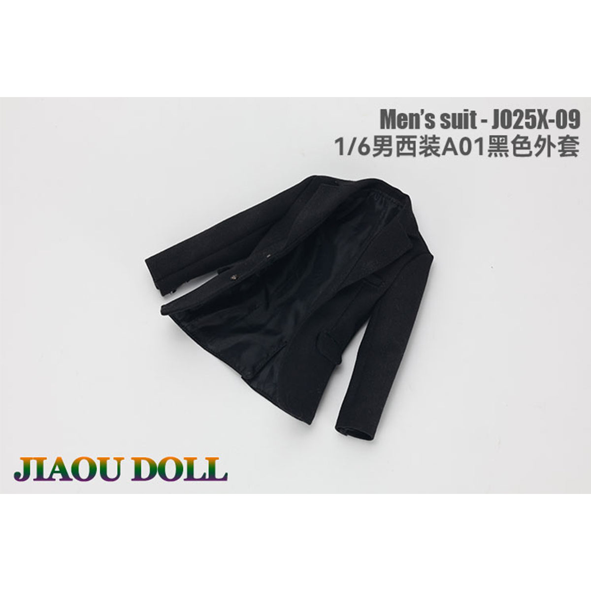 JIAOUDOLL Male Soldier Outfit Suit Jacket + Trousers + Shirt + Vest + Bow Tie Set Doll Clothes Accessory Fit 1/6 Scale 12-inches Action Figure