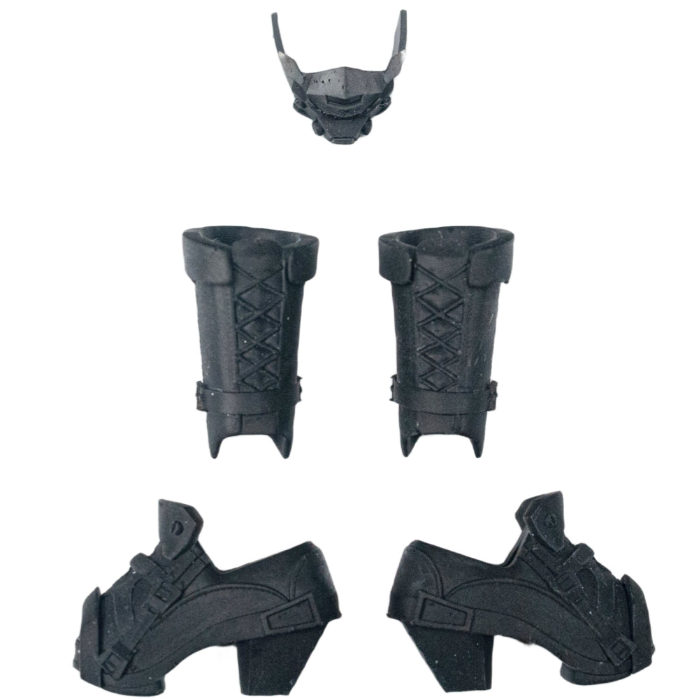 Accesorio para figura de acción KOTOBUKIYA a escala 1/12: Modelo de bolsa con máscara y bota para figura coleccionable en miniatura de 6 pulgadas GK-012