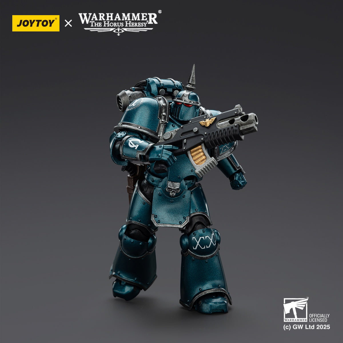 JOYTOY Warhammer Thousand Sons Sons of Horus Alpha Legion Ultramarines Space Wolves Imperial Fists Blood Angels MK lll Tactical Legionary 1/18 Scale Action Figure