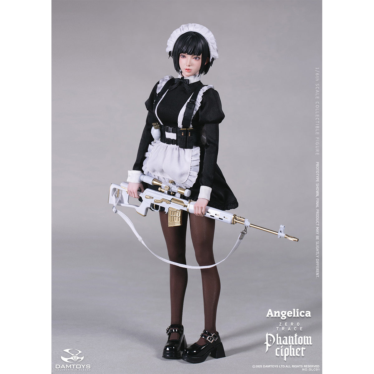 DAMTOYS Phantom Cipher - Zero Trace: Angelica 1/6 Scale Original Story Collectible Series Action Figure
