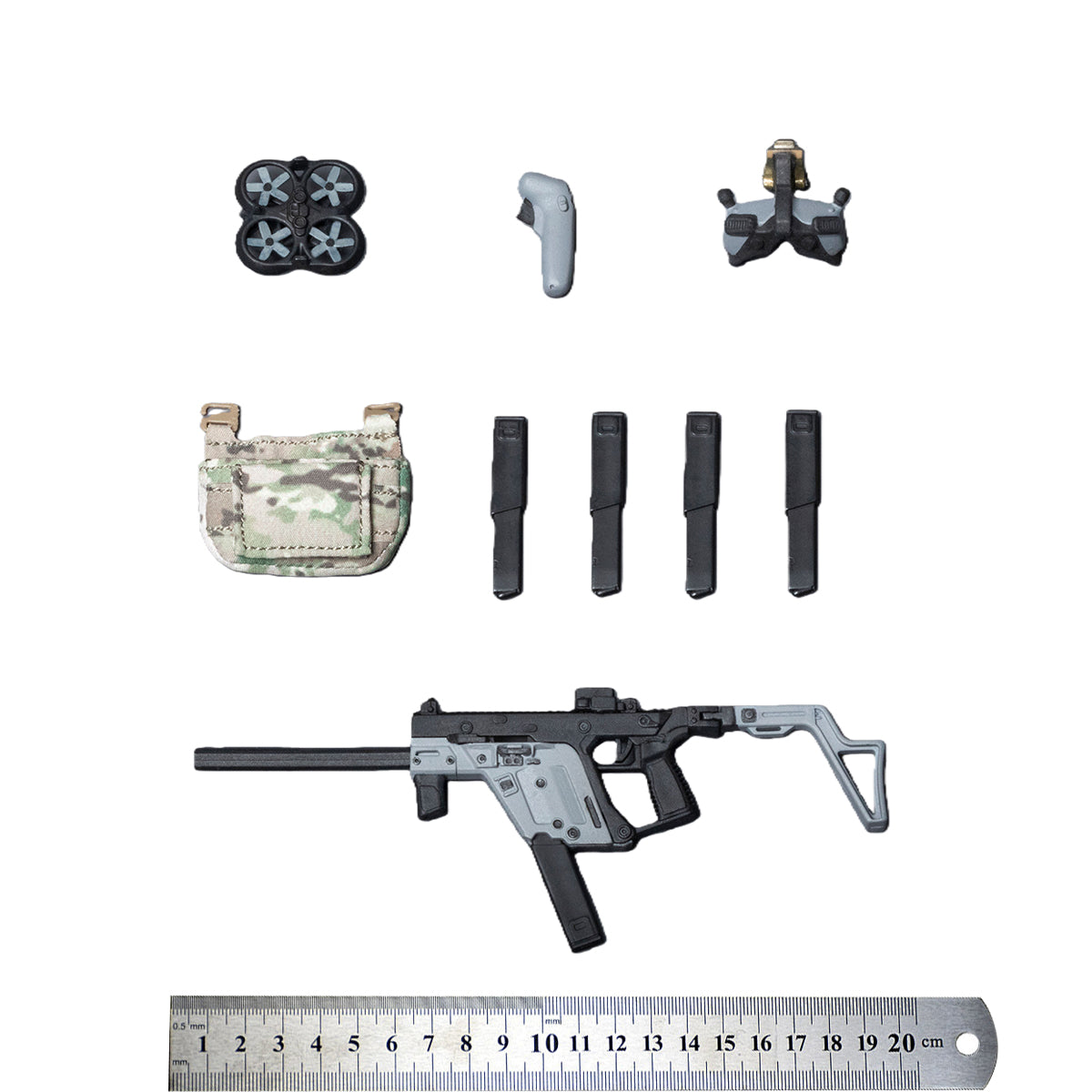 HASUKI SA04 Veil Weaver Unknown Operator 1/12 Scale Action Figure & WM-07 Reconnaissance Enhancement Kit