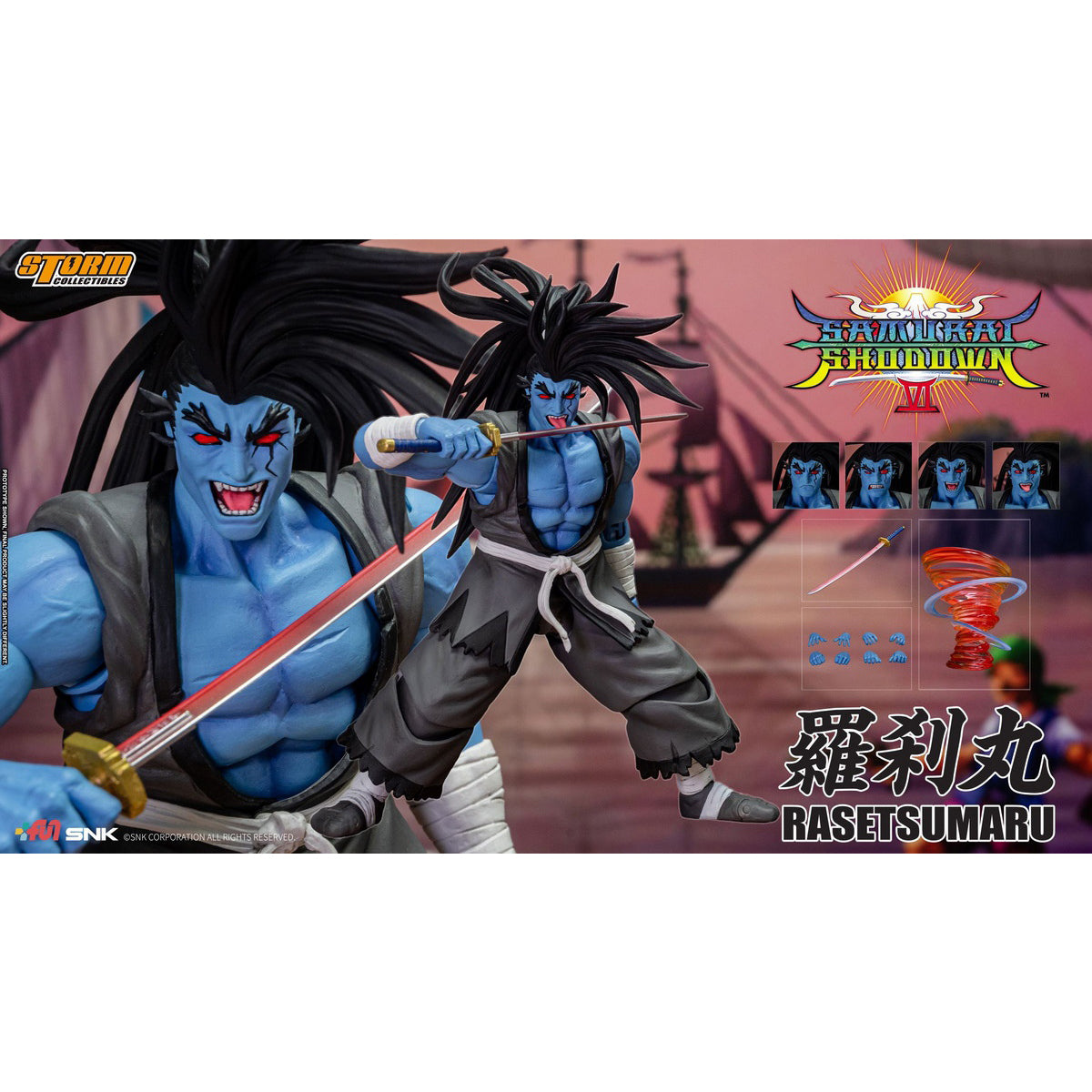 Storm Collectibles Samurai Shodown IV: Rasetsumaru 1/12 Scale Action Figure
