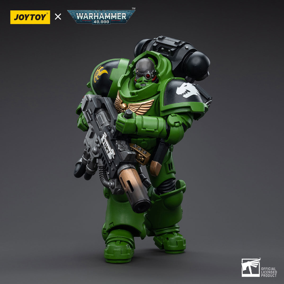 JOYTOY Salamanders Eradicators Sergeant Bragar/Brother T'Kren/Captain Adrax Agatone 1/18 Scale Action Figure