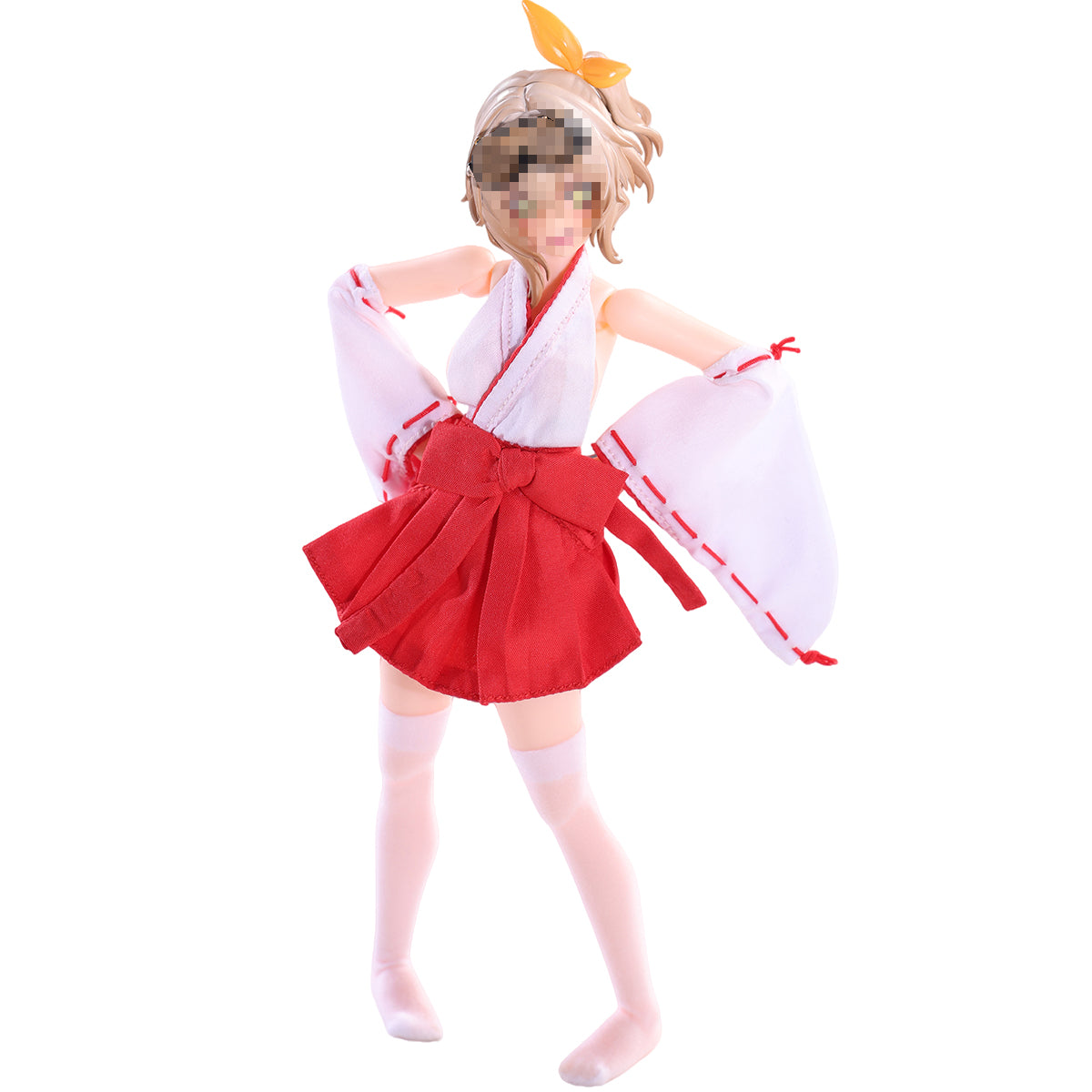 HASUKI Miko Outfit CS019 Doll Clothes Accessory 1/12 Scale Fit Action Figure