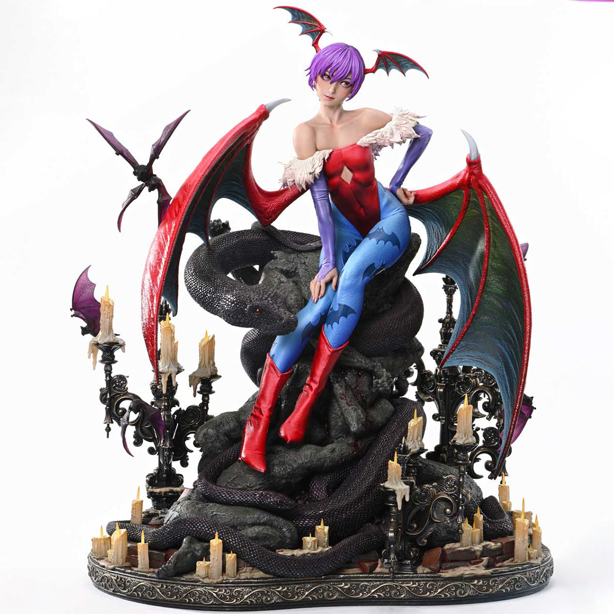 Prime 1 Statue, Darkstalkers Real Elite Masterline Darkstalkers Lilith, 1/4 Scale Art Figurine