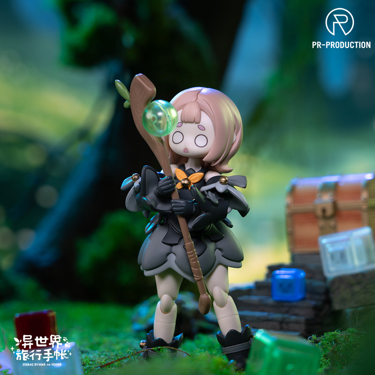 PR Production ISEKAI Travel Notebook Novice Mage Mars Stock & Play Expansion Pack 01 (Bubble Stand Type A) Doll Accessory & Model Kit