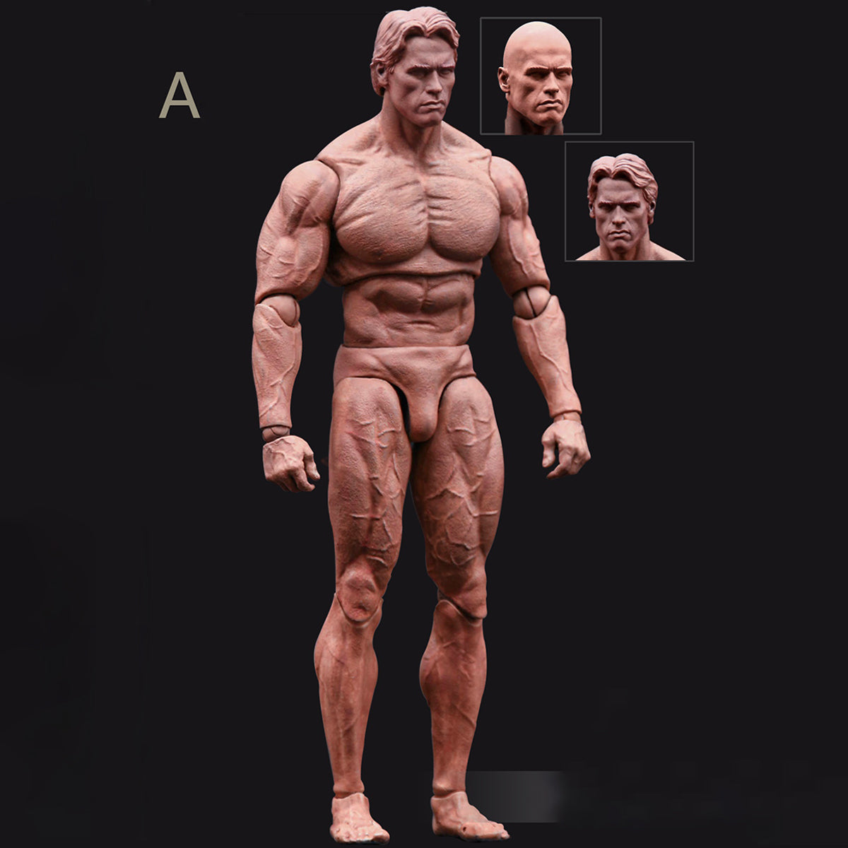 Figura de acción articulada de 7 pulgadas de Devil Muscle Man de Model Hall