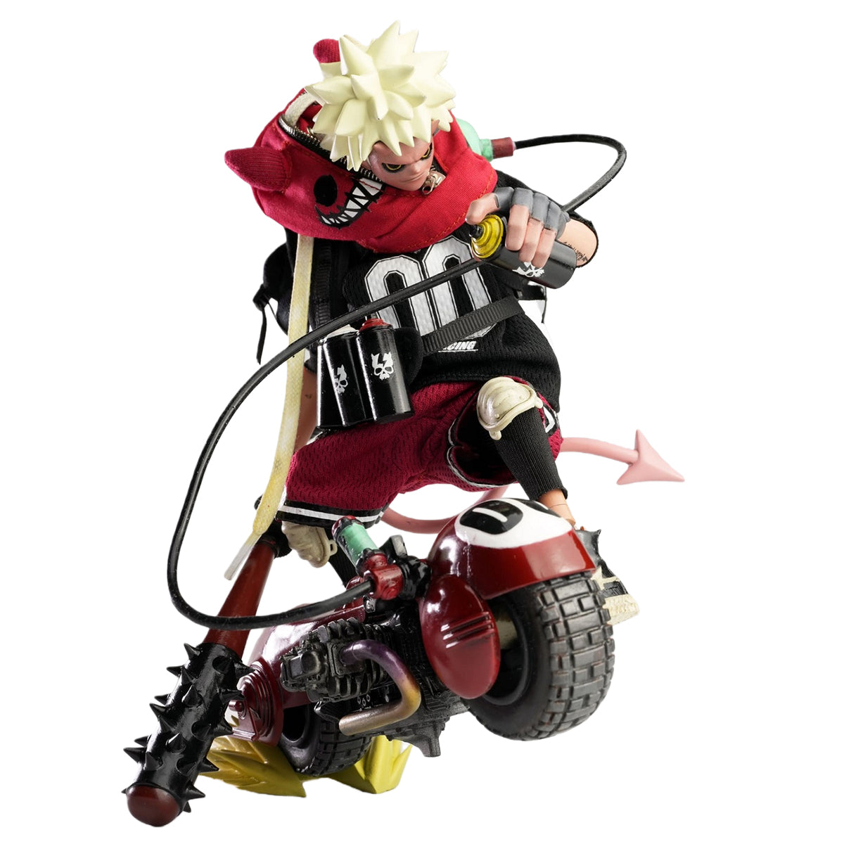 JTstudio 2GO GAKIRACE ZAIKI 8-inches Action Figure & Vehicle Model