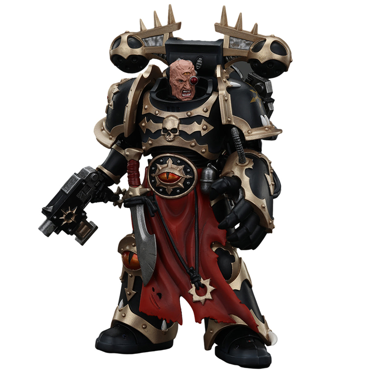 JOYTOY Chaos Space JT00966 Marines Black Legion Chosen with Bolt Pistol and Power Fist 1/18 Scale Action Figures