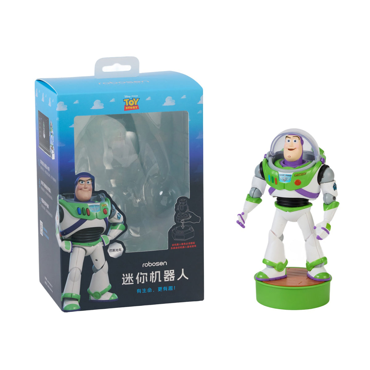 Robosen Mini Robot Toy Story Lots-o'-Huggin' Bear/REX/Buzz Lightyear/WALL·E/EVE/Alien/Woody/Jessie/Mini Base Action Figure Set