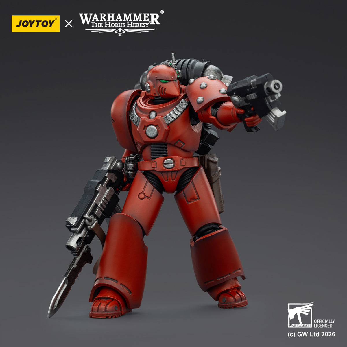 JOYTOY Warhammer 40,000 Thousand Sons & Space Wolves & Sons of Horus & Alpha Legion & Blood Angels & Imperial Fist & Ultramarines MKVI Tactical Legionary 1/18 Scale Action Figure
