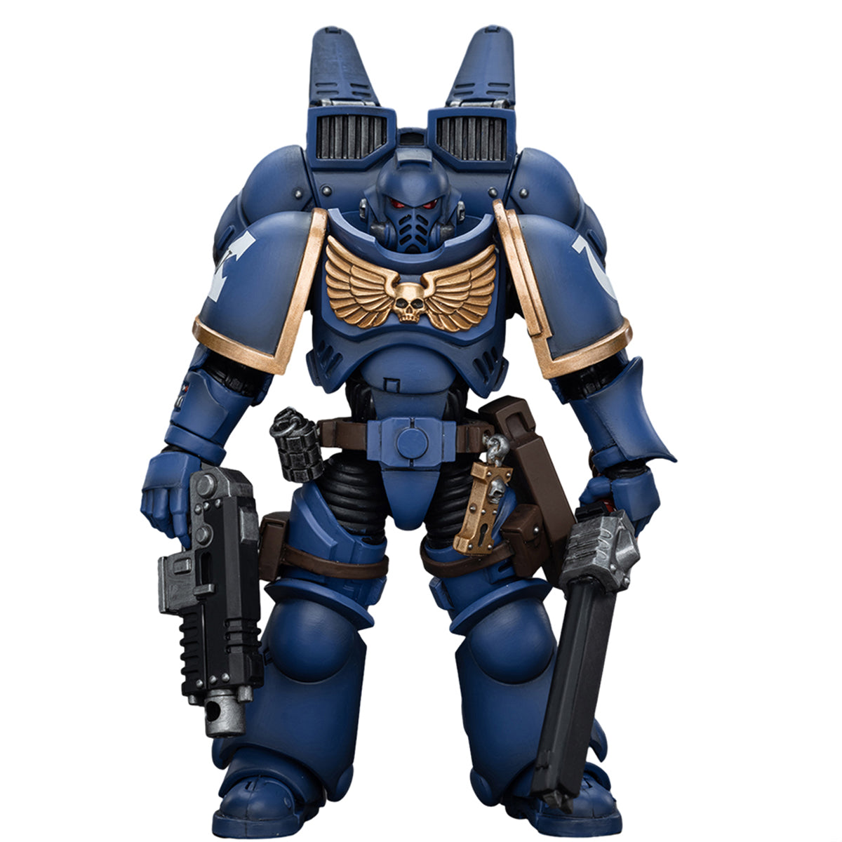 Figura coleccionable JoyToy Warhammer 40K: Ultramarines con propulsión a salto, Intercessors, Intercessor 1, escala 1:18, JT2153…