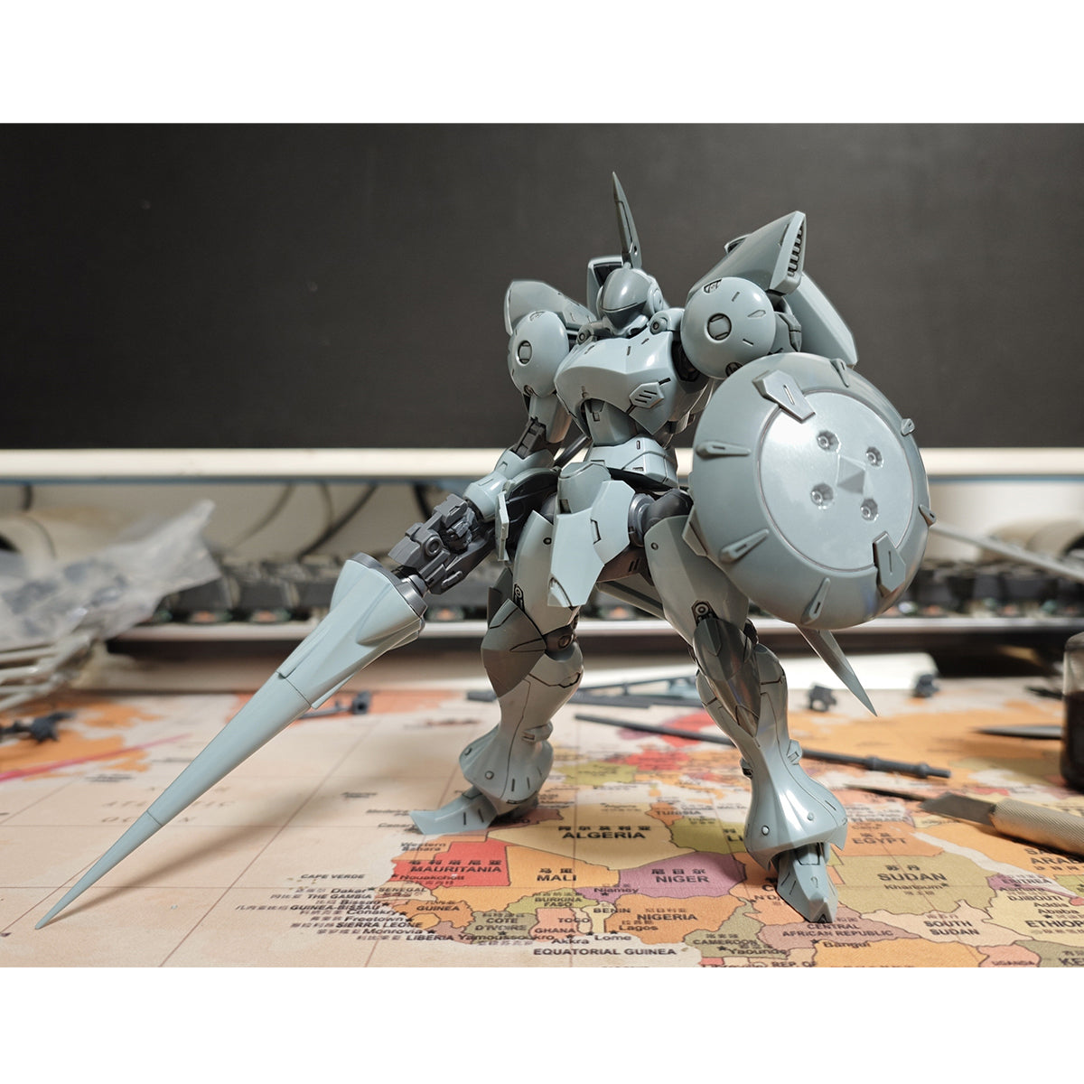 Sheik Mainland Super Cavalry Aktarn (Dual Head Sculpts) 1/144 Scale Assembly Model Kits