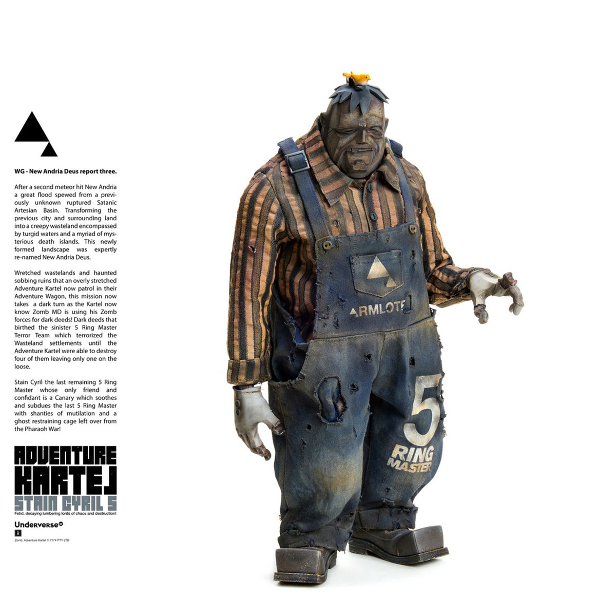 Underverse Stain Cyril Fat Zombie AK Series 1/6 Scale Action Figure