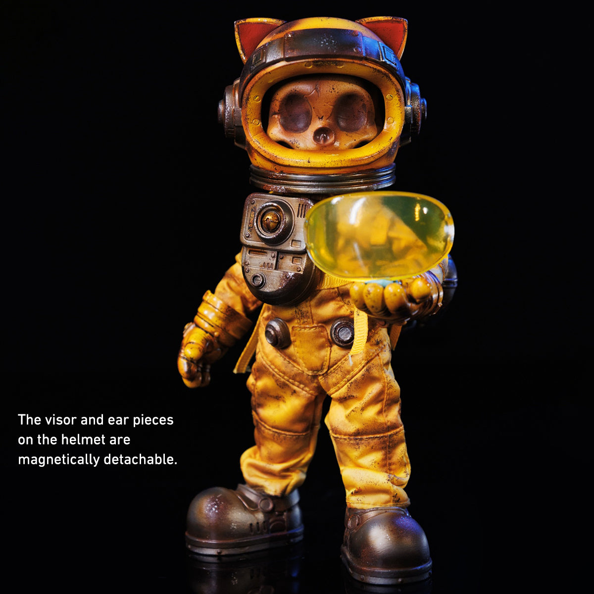 WeArtDoing Time Warrior Series Wasteland: Space Mouse Fallout Fighter-Yellow Action Figure
