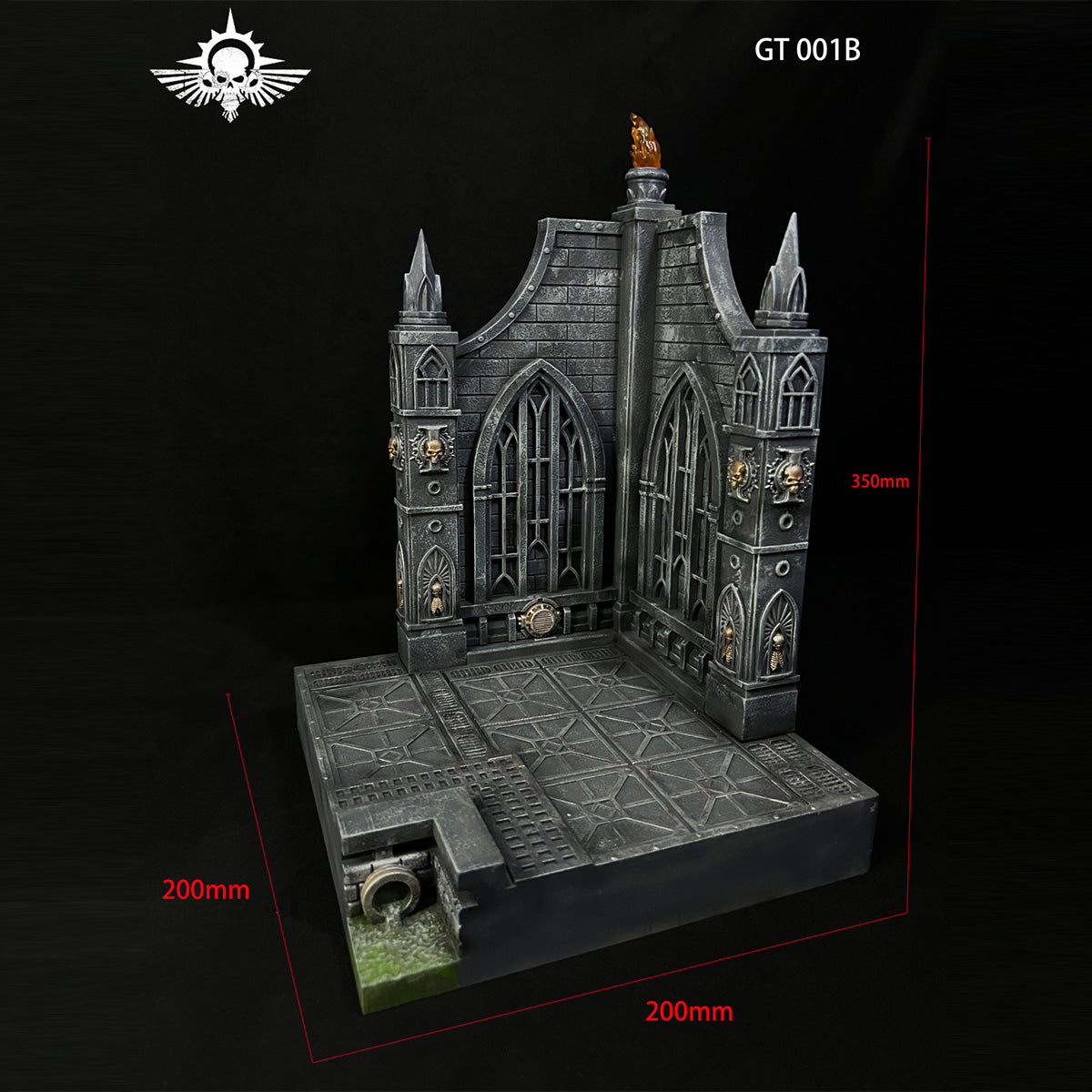 Xinglan Workshop Steel Casting Warhammer Infinite Combo Diorama Scene Base Fit 1/12 Scale Action Figure
