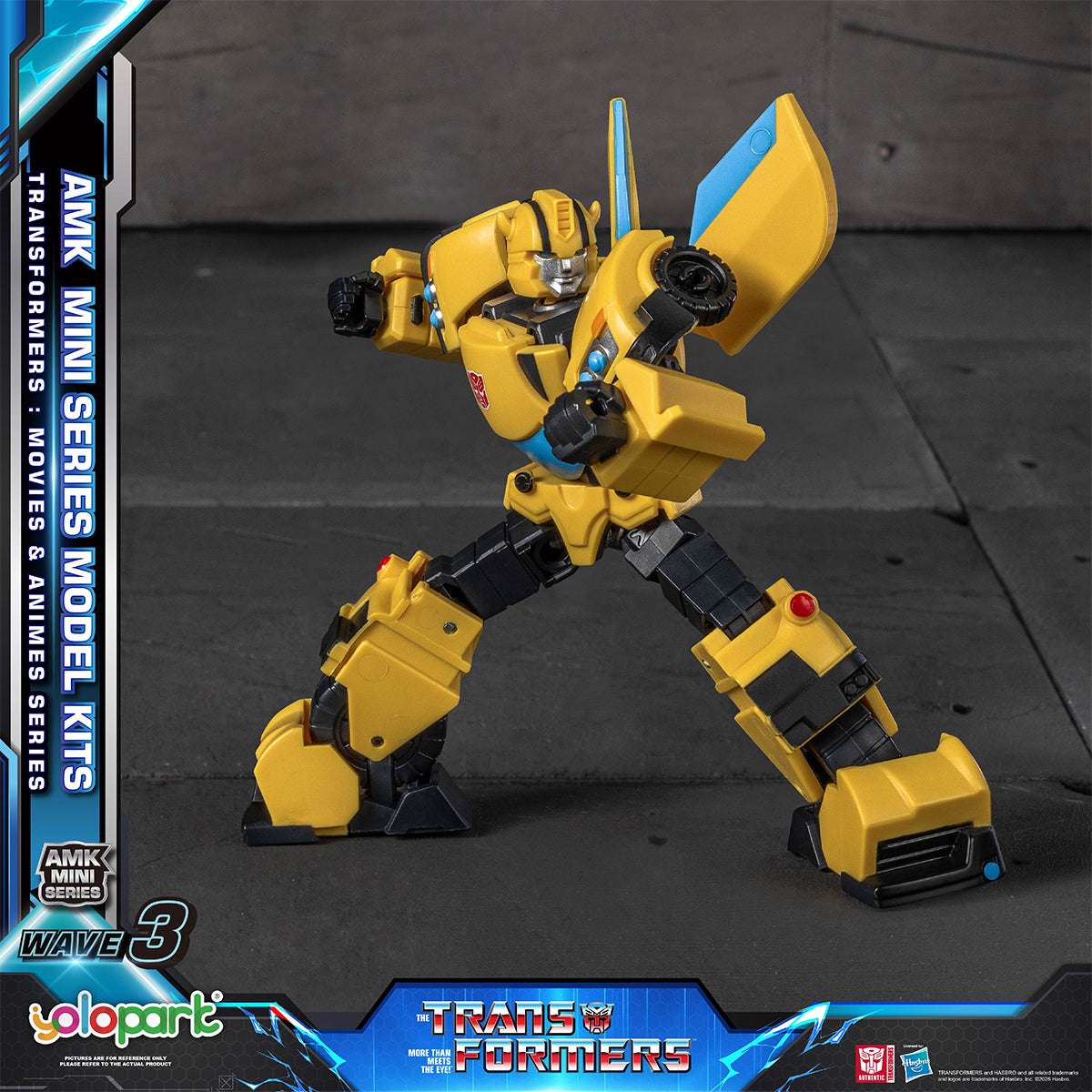 Yolopark AMK MINI WAVE 3-TF3 Bumblebee AMKM3BB Pre-assembled Model Kits