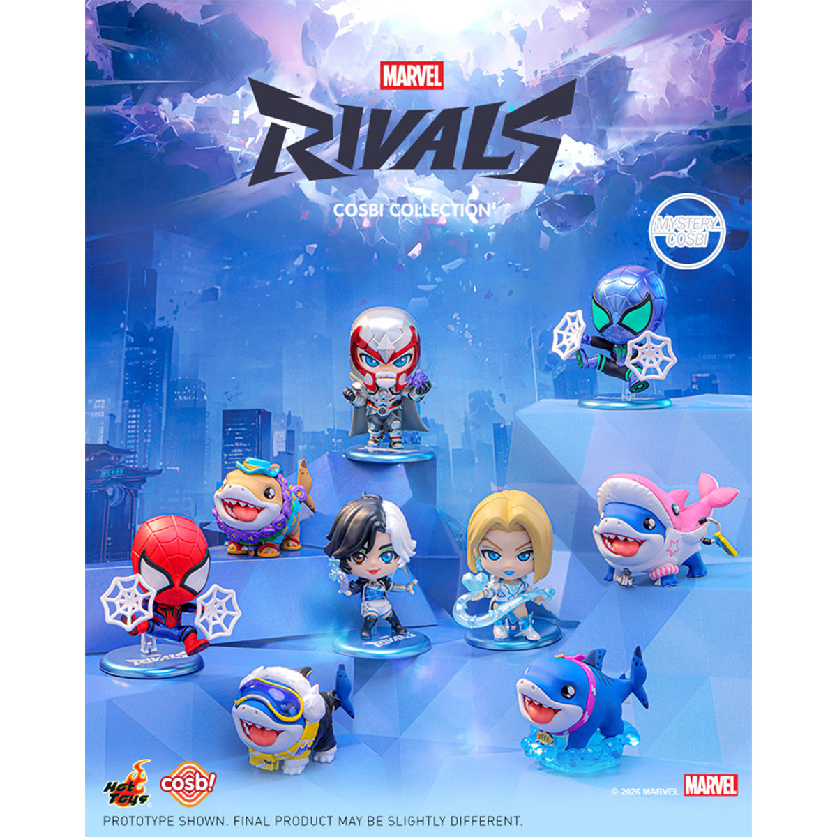 Hot Toys Marvel Rivals Cosbi Bobble-Head Collection CBX328 Blind Box