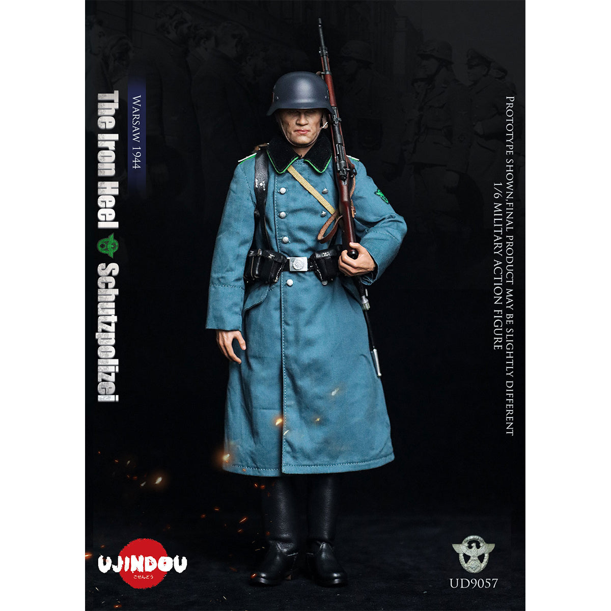 UJINDOU UD9057 The Iron Heel-WWII German Schutzpolizei Warsaw 1944 1/6 Scale Action Figure