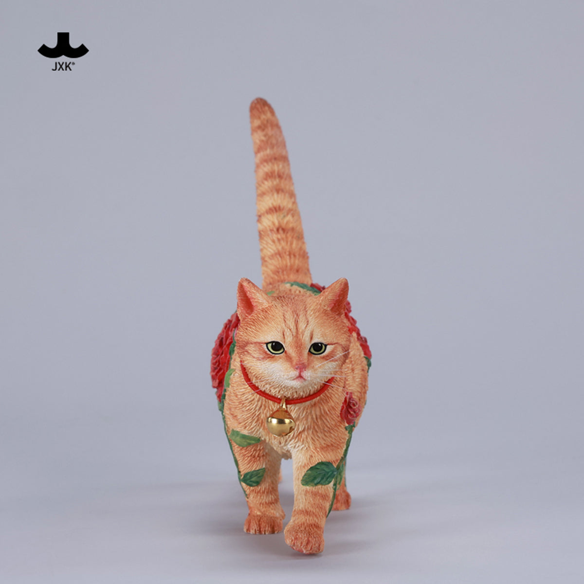 JXK, Rose Cat, Static Animal Figurine