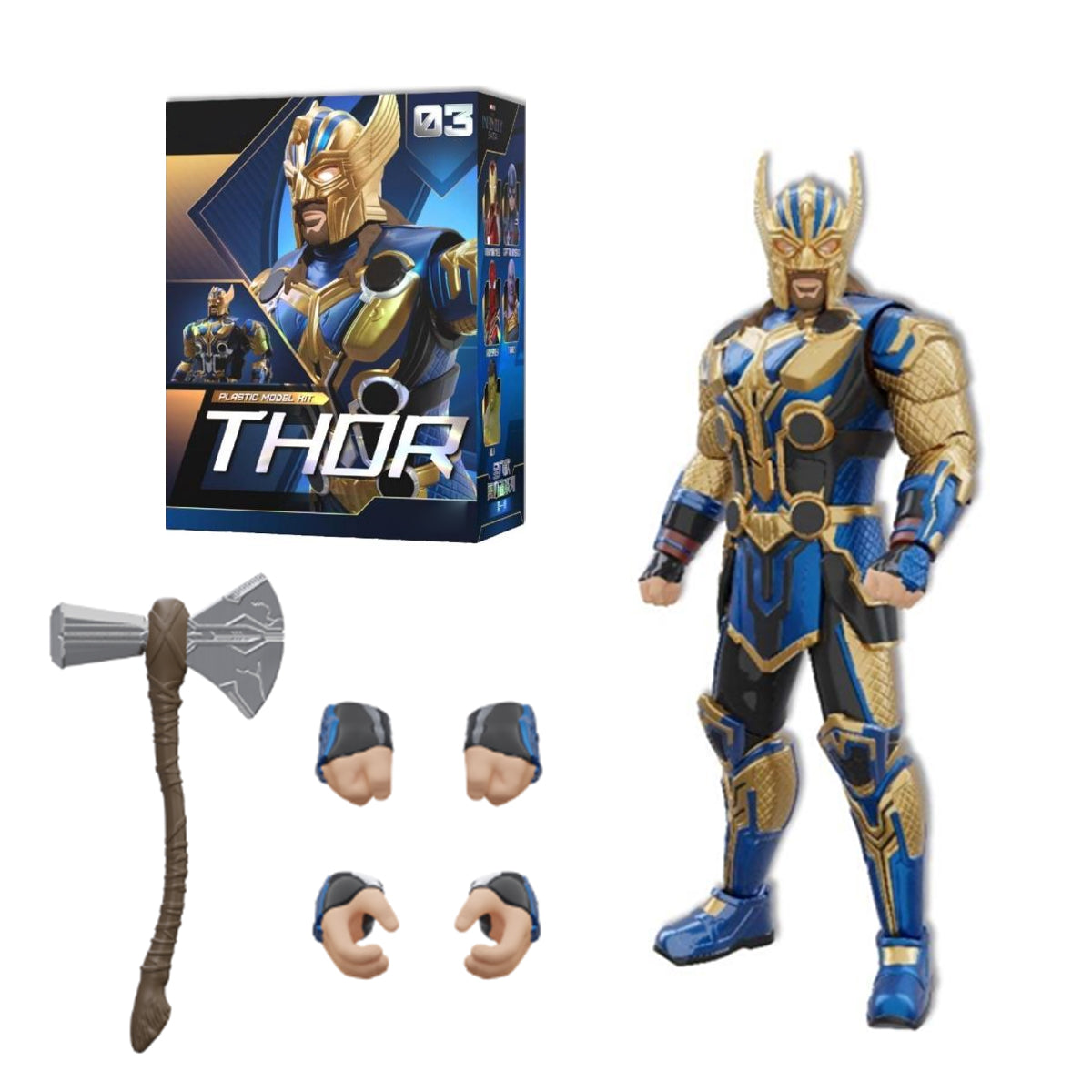 Fondjoy Love and Thunder Thor Assembly Model Kits Comic Series