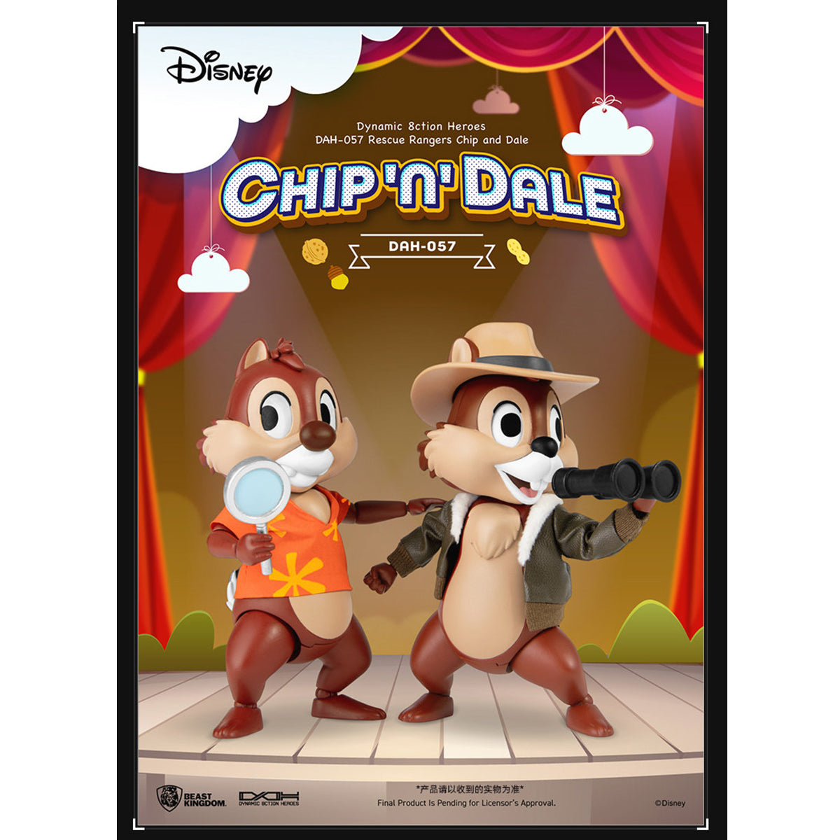 Beast Kingdom DAH-057 Rescue Rangers Chip and Dale Action Figure