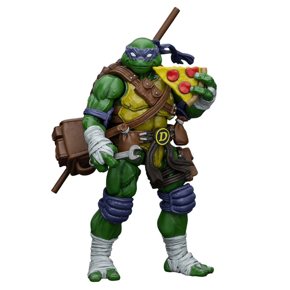 Serie TMNT de JOYTOY: Tortugas Ninja Adolescentes Mutantes - Figuras de acción de Donatello a escala 1:18
