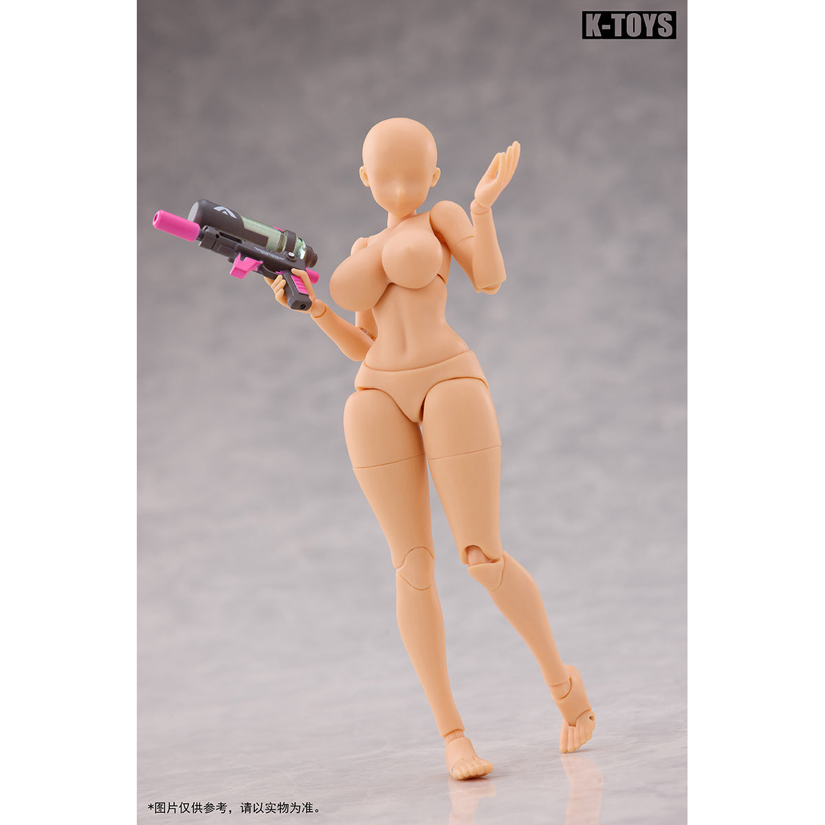 K-Toys Articulated joints Female Anime Type Large Bust 1/12 Scale Action Figure Body