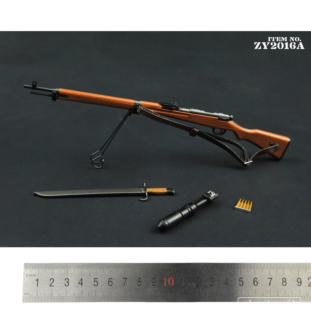 ZYTOYS, Rifle Mini Weapon Model, Doll Accessory for 12-inches Action Figurine