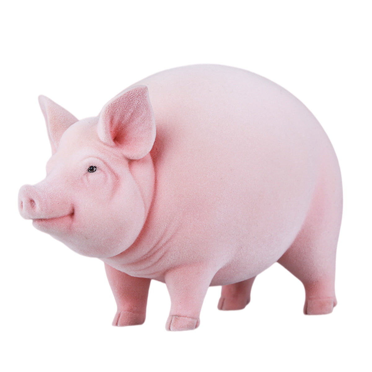 JXK Plump and Round Fat Pig (JXK343) Static Expertly Hand-Painted Lifelike Animal Figurine