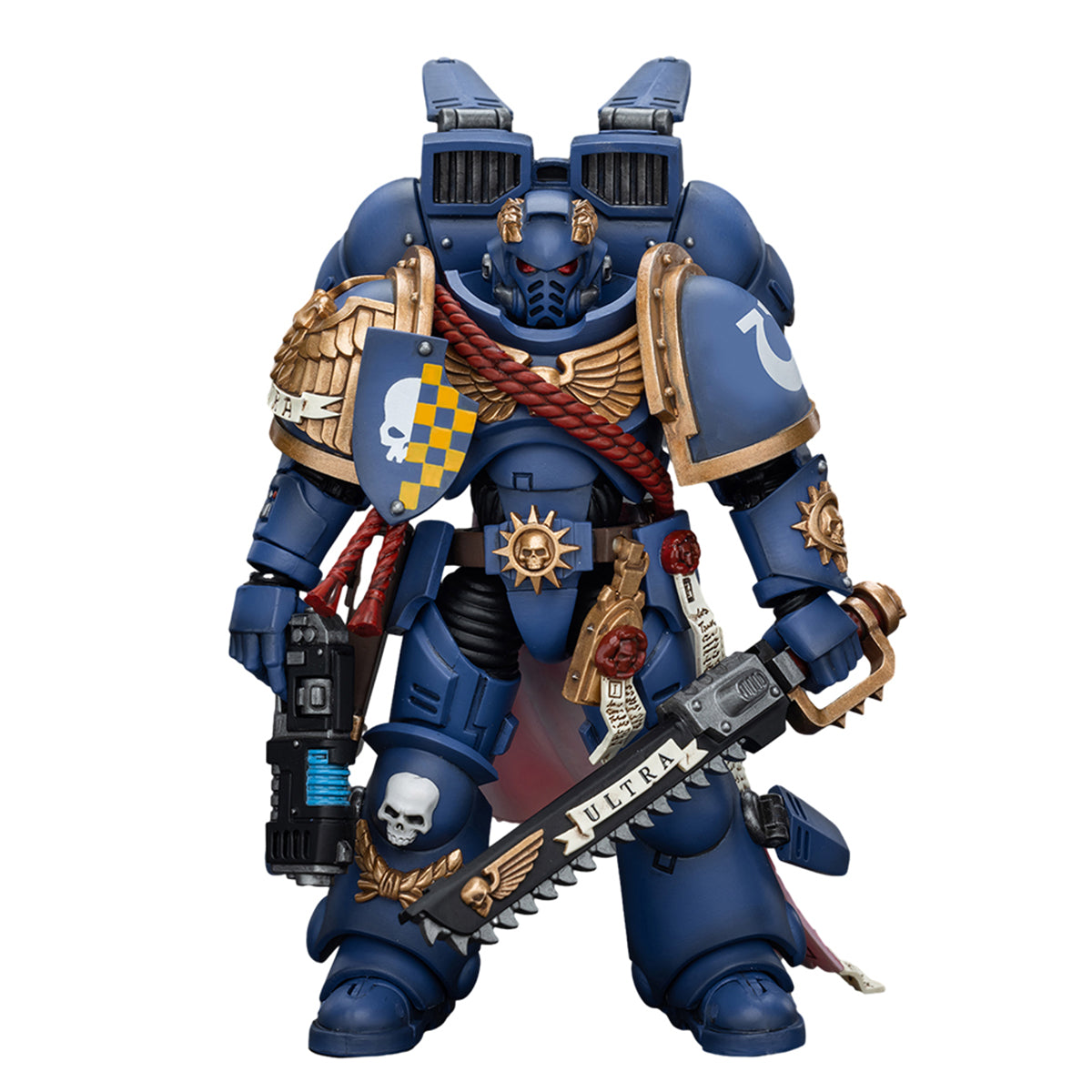 Figurines d'action JoyToy Warhammer 40K : Capitaine des Ultramarines avec Jump Pack