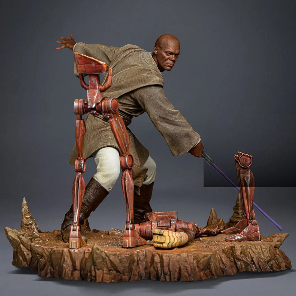 Iron Studios, Star Wars Mace Windu, 1/10 Scale Art Figurine
