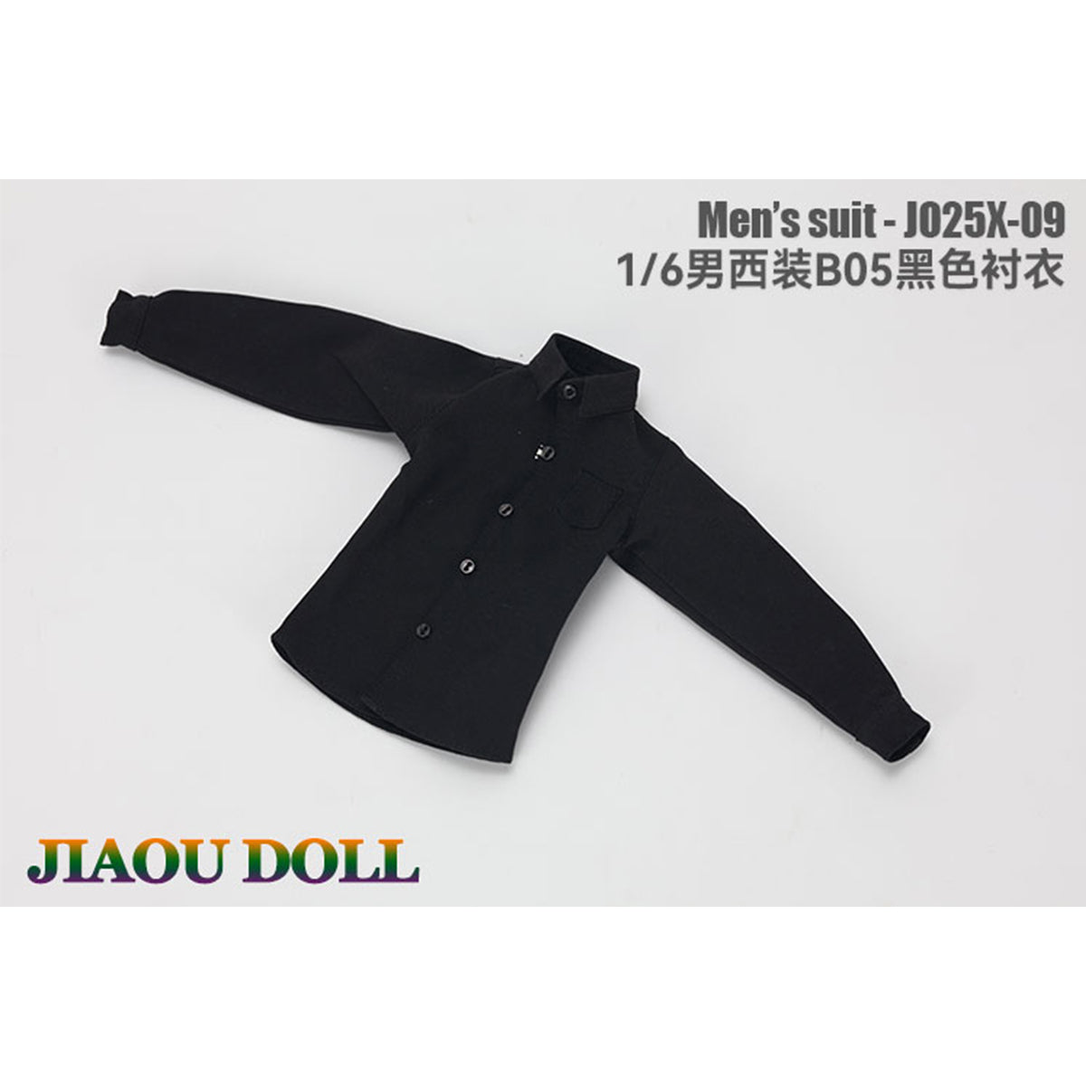 JIAOUDOLL Male Soldier Outfit Suit Jacket + Trousers + Shirt + Vest + Bow Tie Set Doll Clothes Accessory Fit 1/6 Scale 12-inches Action Figure