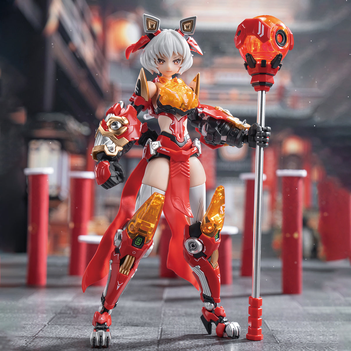 E-Model 1/12 Eternal Daylight: Ling King Awakening Lion - Festive Blessings Assembly Model Kits