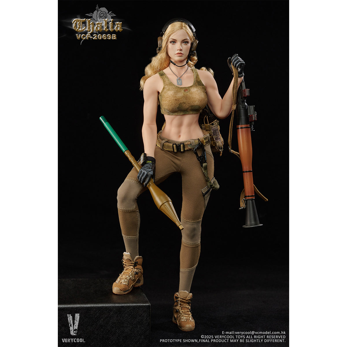 VERYCOOL Desert Female Soldier - Thalia 1/6 Scale Action Figure