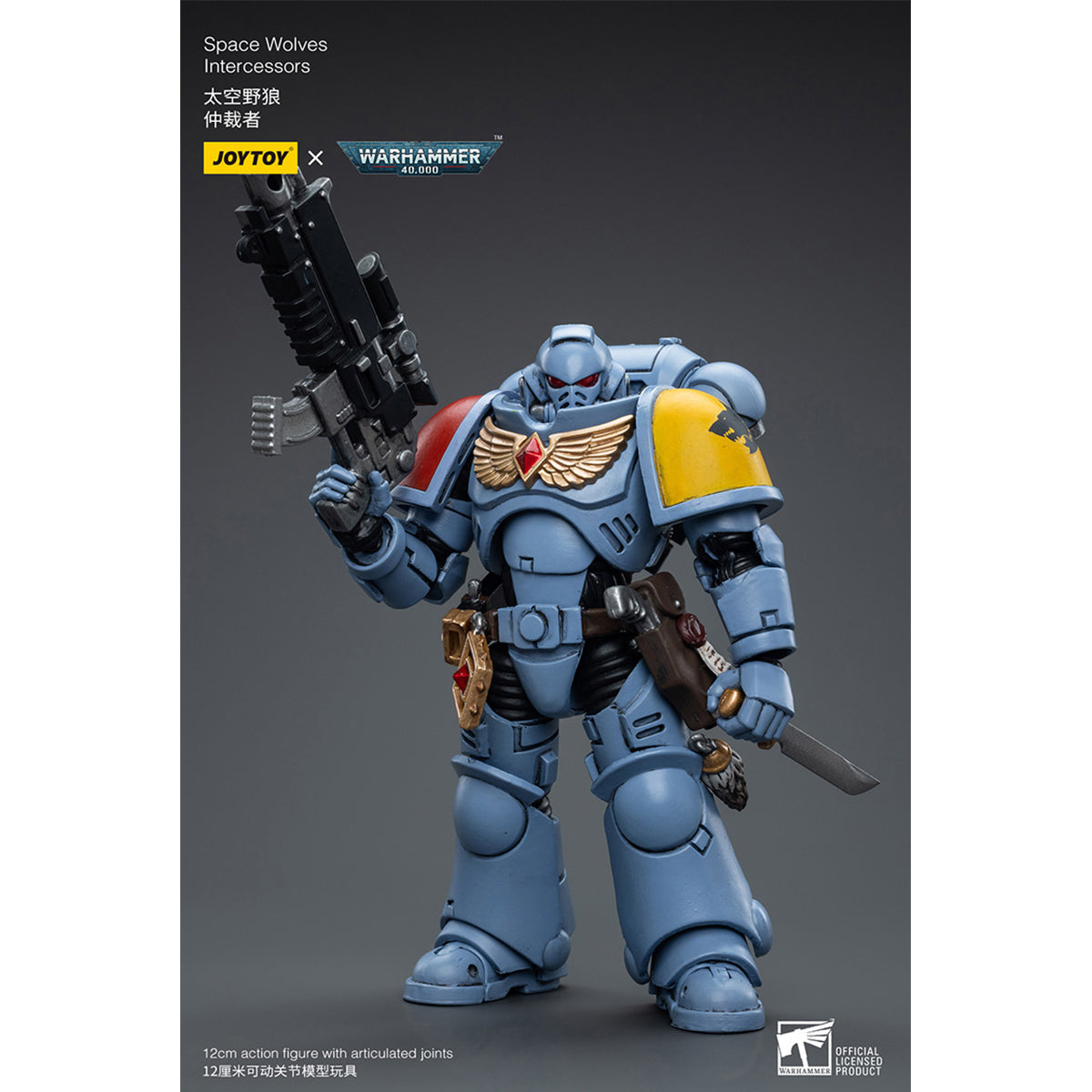 JoyToy Warhammer 40K Space Wolves Intercessors 1:18 Scale Collectible Action Figure