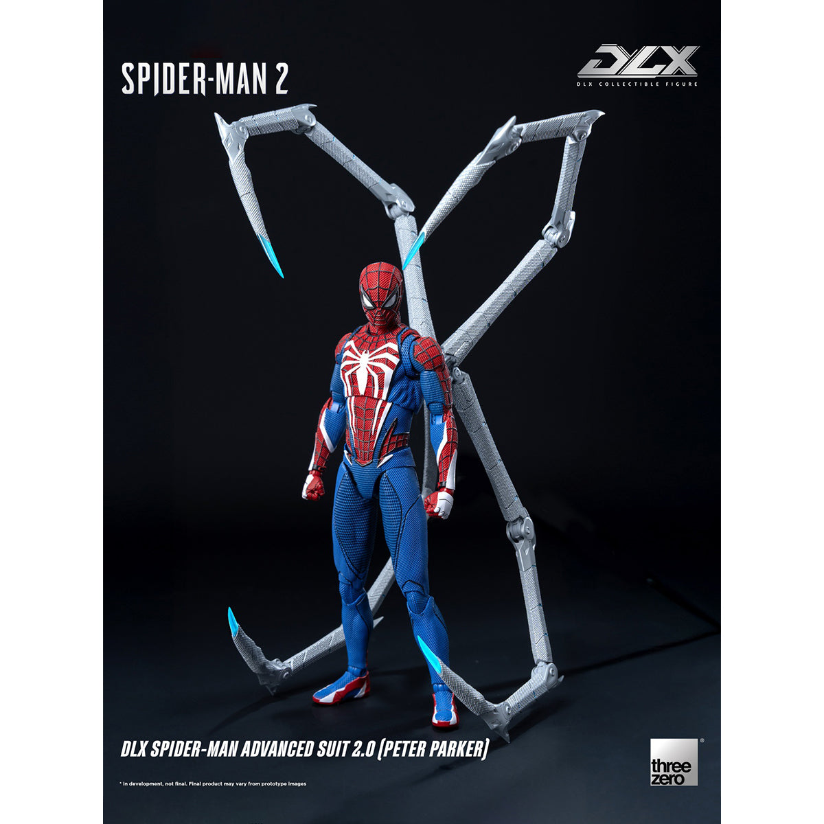 Threezero Spider-Man 2 DLX DLX Spider-Man Advanced Suit 2.0 (Peter Parker) Action Figure