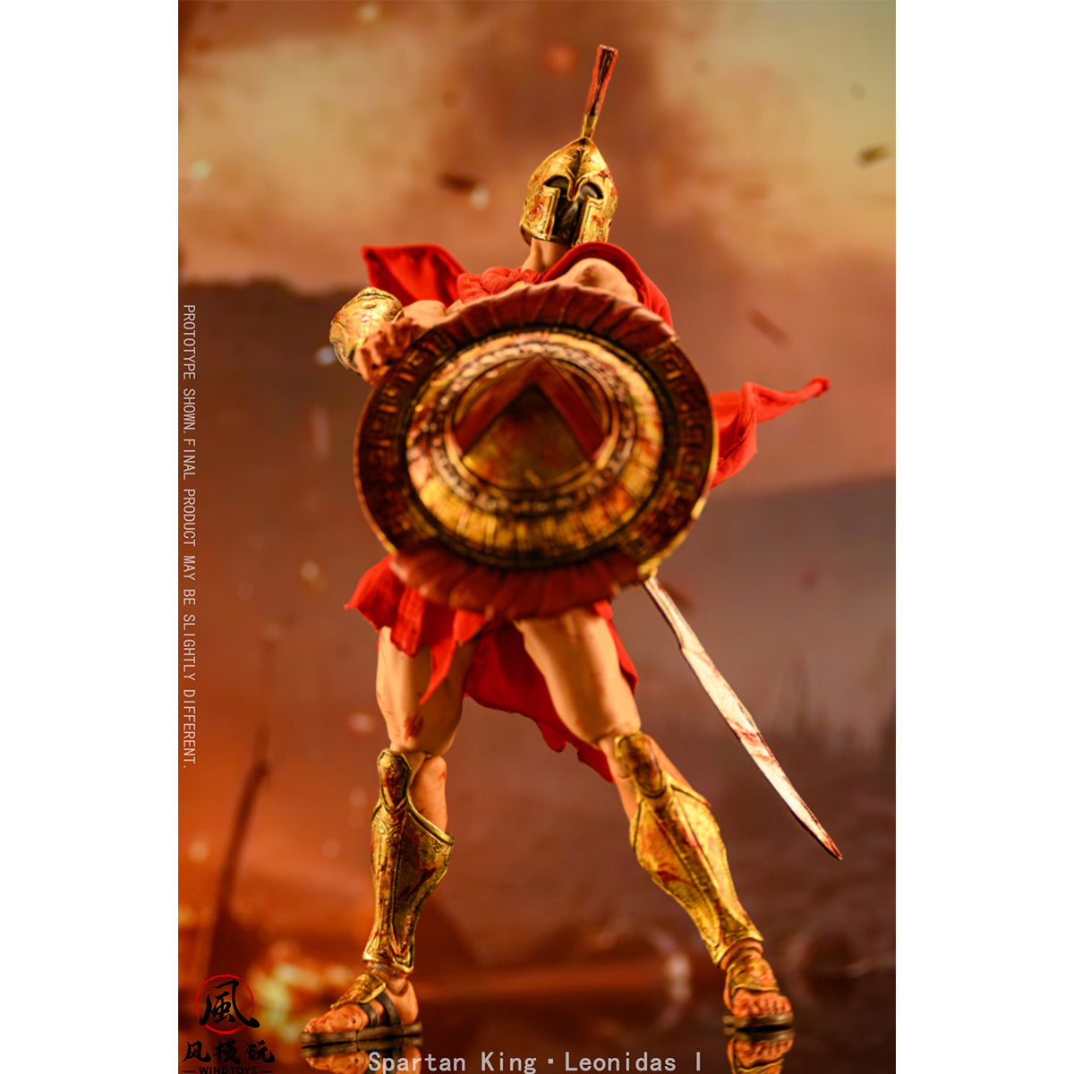 Wind Toys Spartan King·Leonidas I FMW004 Eternal Warlords Series 1/12 Scale Action Figure