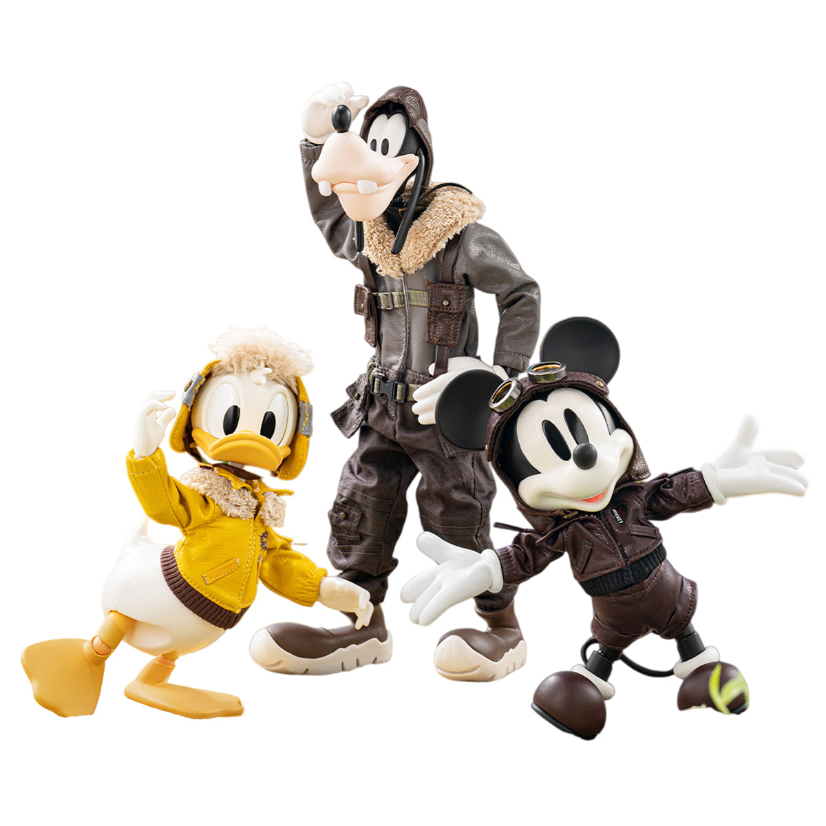 MORSTORM Articulated Action Figure Series Pilot Flying Dream Mickey Mouse & Goofy & Donald Duck Action Figure