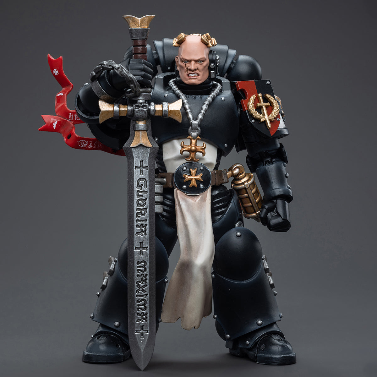 JOYTOY Warhammer 40,000 Black Templars Emperor's Champion Bayard's Revenge 1/18 Action Figure
