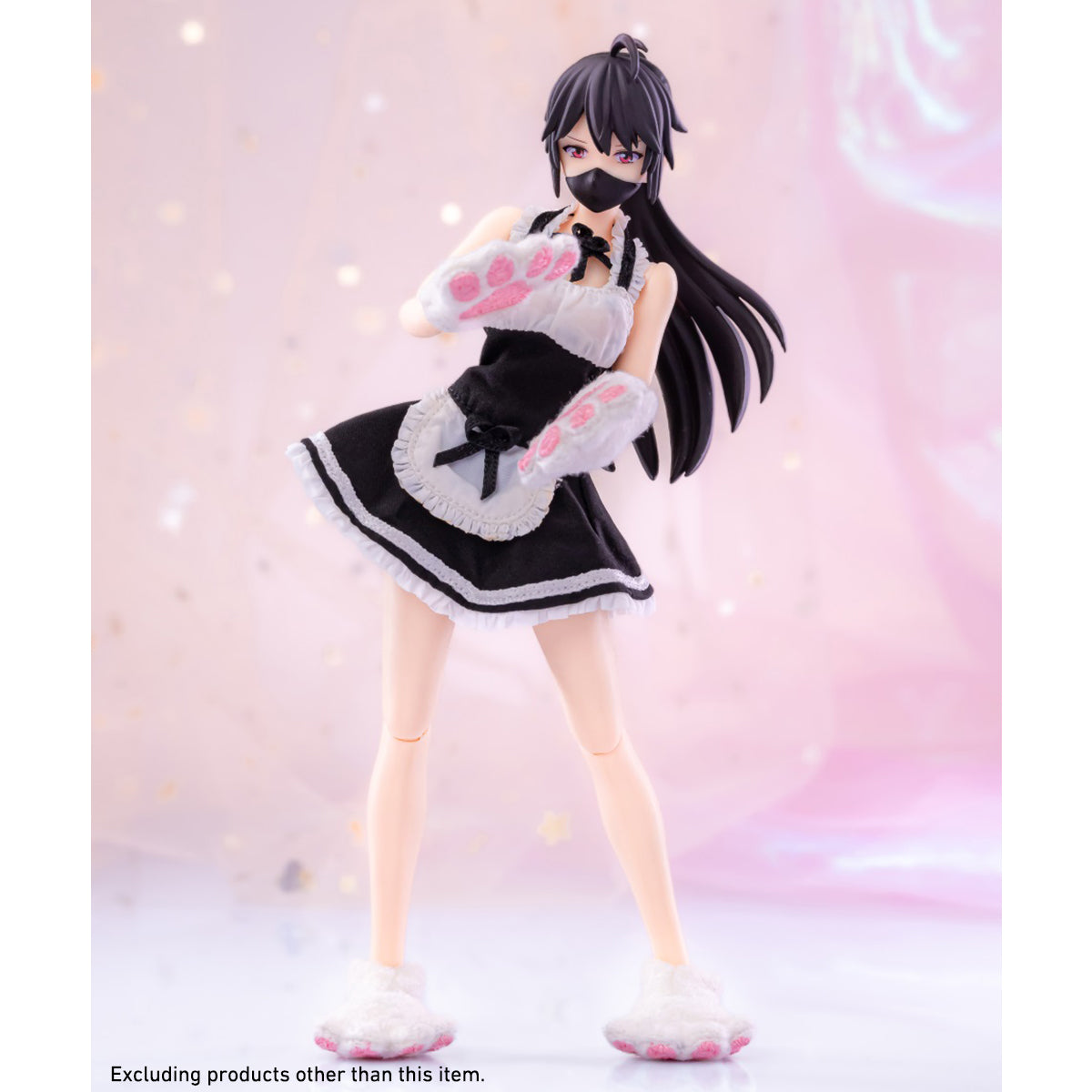 HASUKI 1/12 Maid Outfit Doll Clothes Costume Accessory for 6-inches Figure